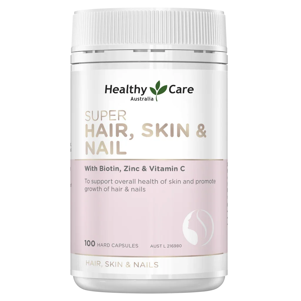 Healthy Care Super Hair, Skin & Nails – 100 Capsules