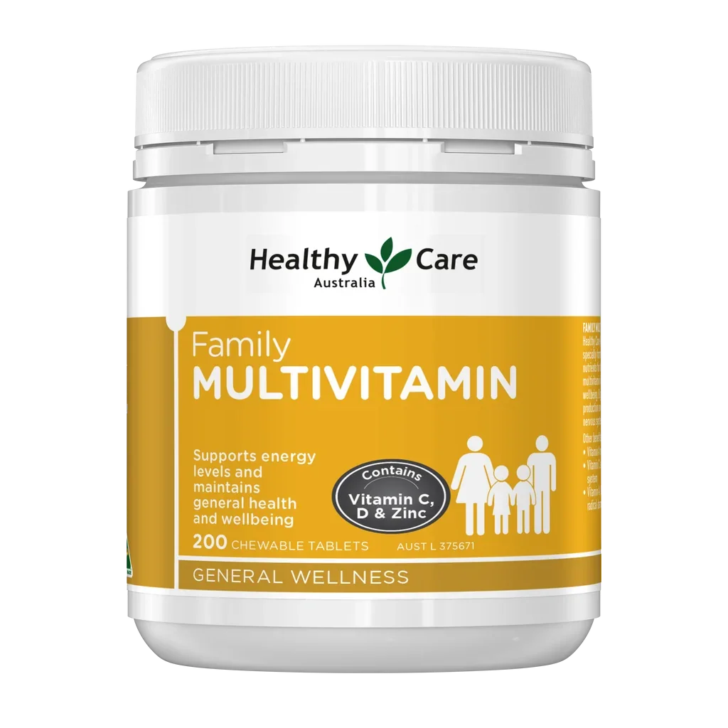 Healthy Care Family Multivitamin 200 Tablets