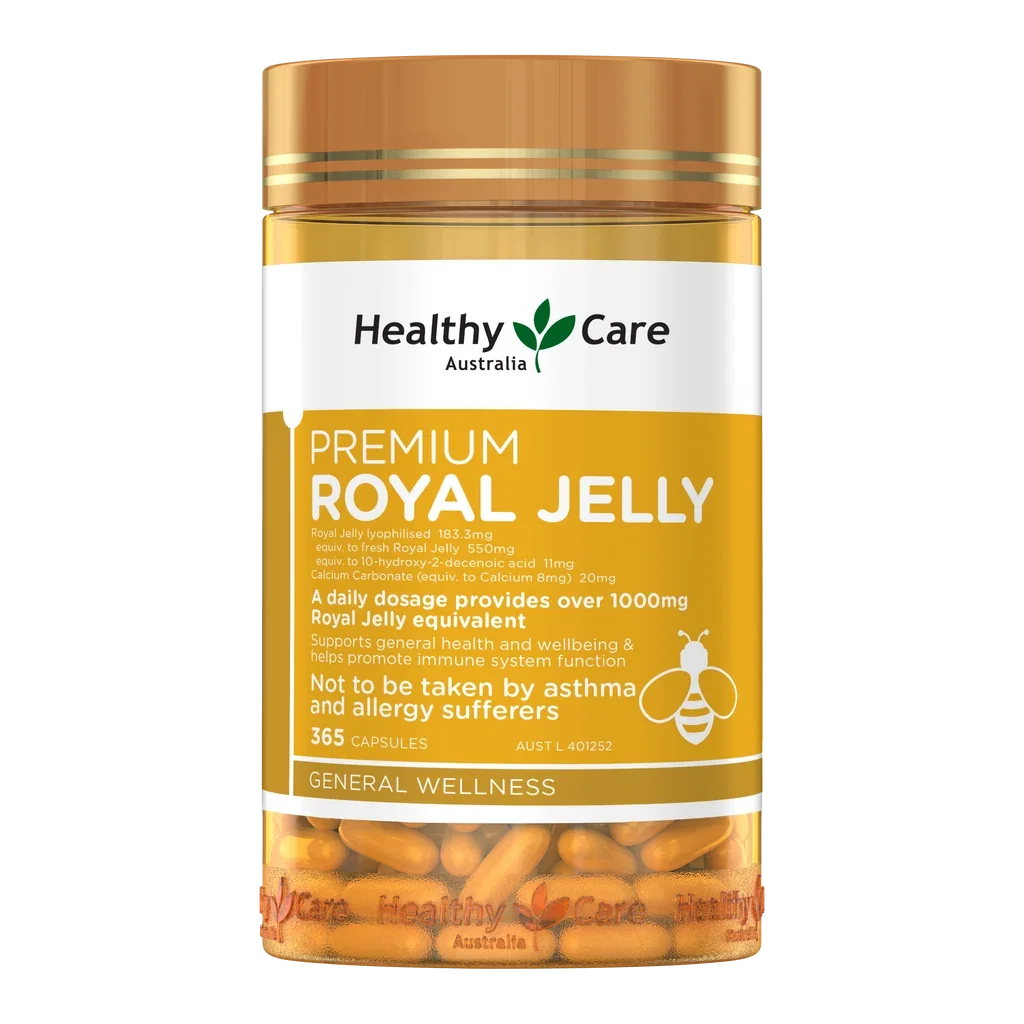 Healthy Care Premium Royal Jelly 365 Capsules