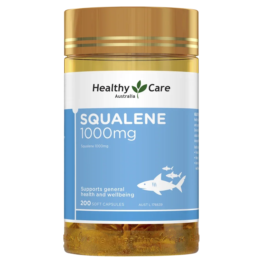 Healthy Care Squalene 1000mg – 200 Capsules