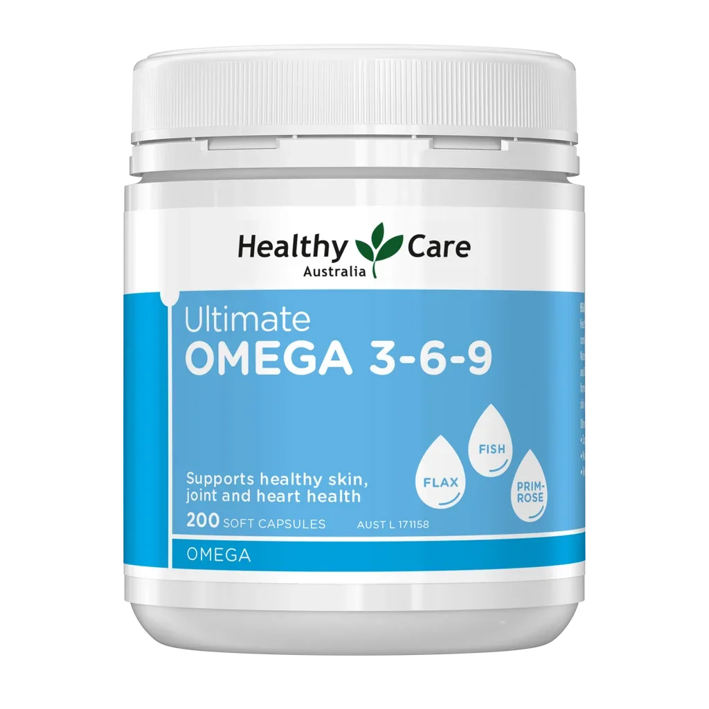 Healthy Care Ultimate Omega 3-6-9 200 Capsules