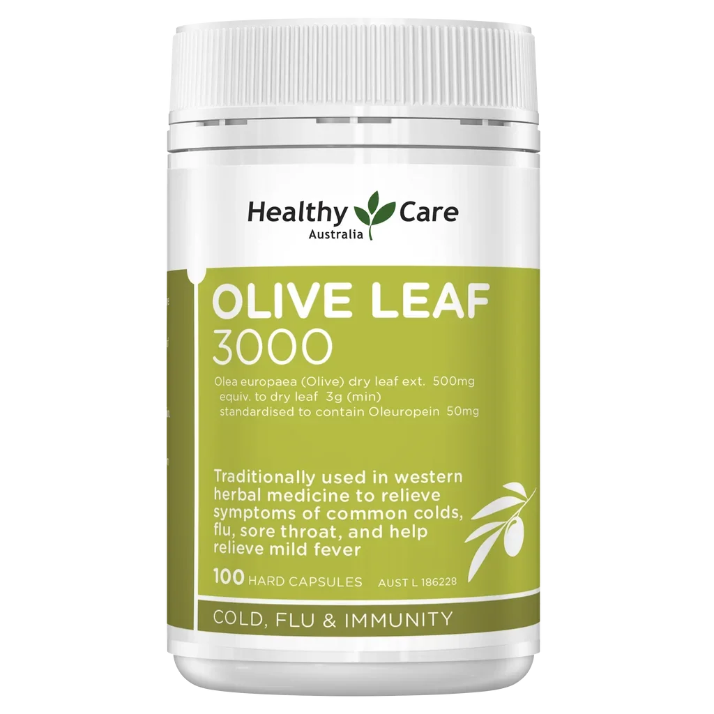 Healthy Care Olive Leaf 3000 – 100 capsules